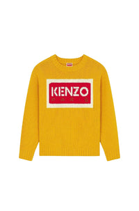 Pull Kenzo Paris en laine - Golden Yellow