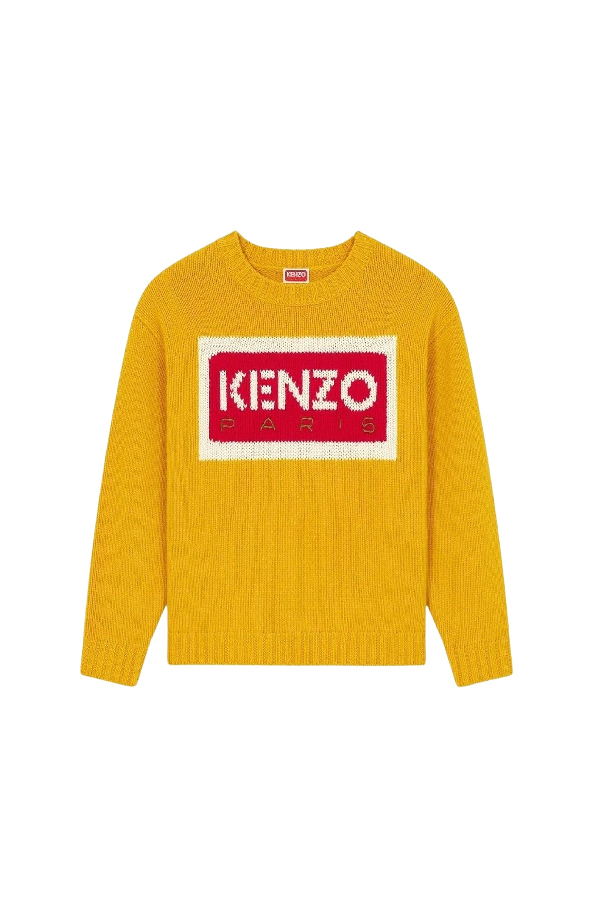 Pull Kenzo Paris en laine - Golden Yellow