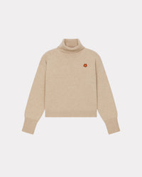 Boxy Turtle Neck Crest Jumper