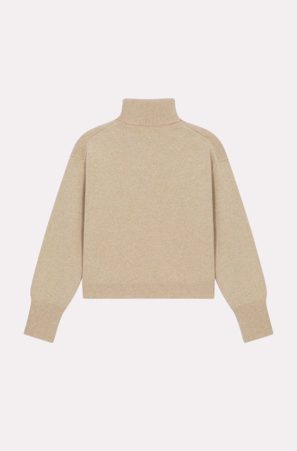 Boke Flower embroidered jumper in wool - Tobacco