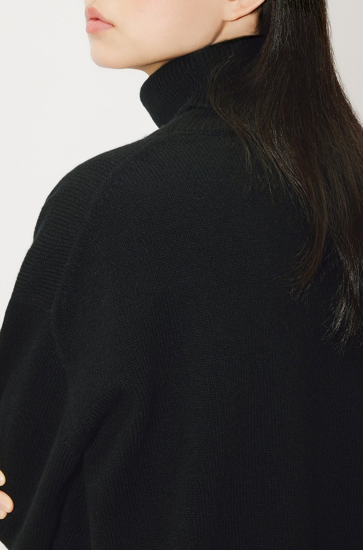 Boke Flower embroidered jumper in wool - Black