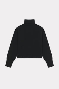 Boke Flower embroidered jumper in wool - Black