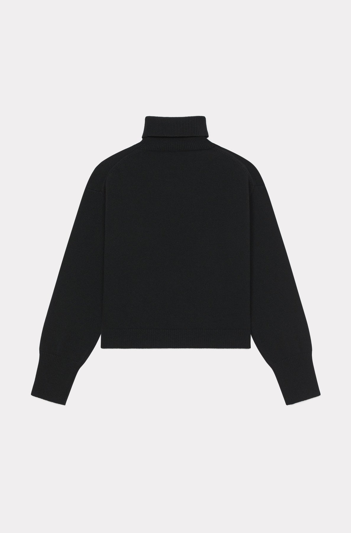 Boke Flower embroidered jumper in wool - Black