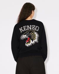 Pull brodé "Varsity Tiger" en laine - Black