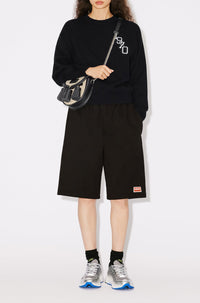 Pull brodé "Varsity Tiger" en laine - Black