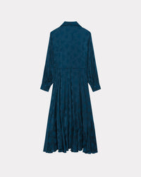 Robe longue à roses - Midnight Blue