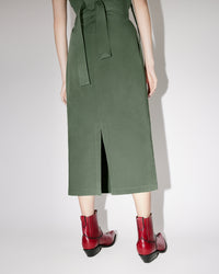 Robe midi kimono - Dark Khaki