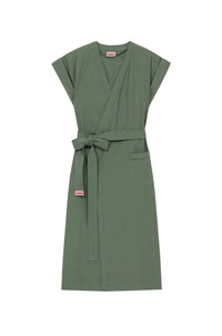 Robe midi kimono - Dark Khaki