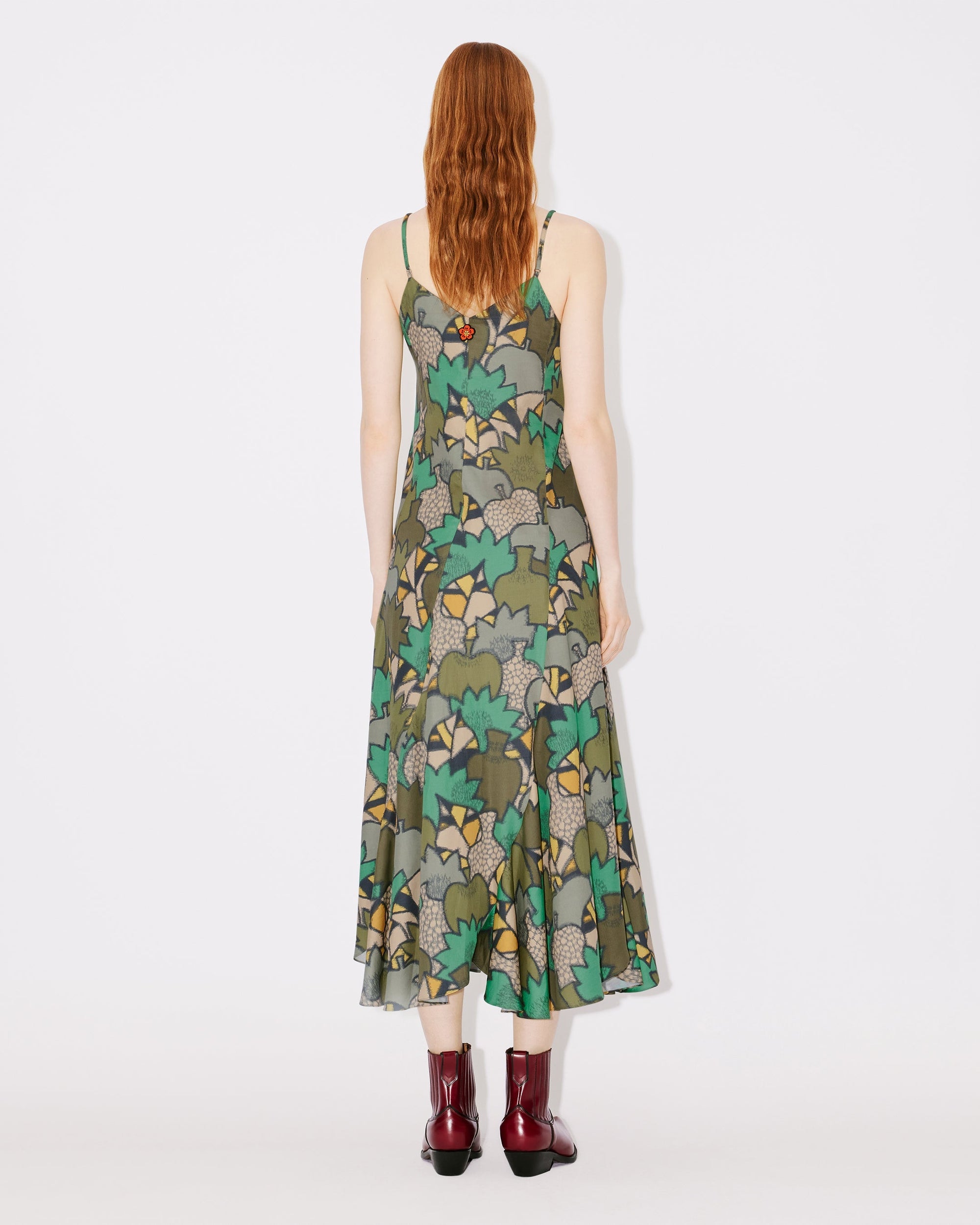 Printed Long Slip Dress