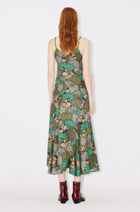 Robe longue Kimono Kenzo Camo - Dark Khaki