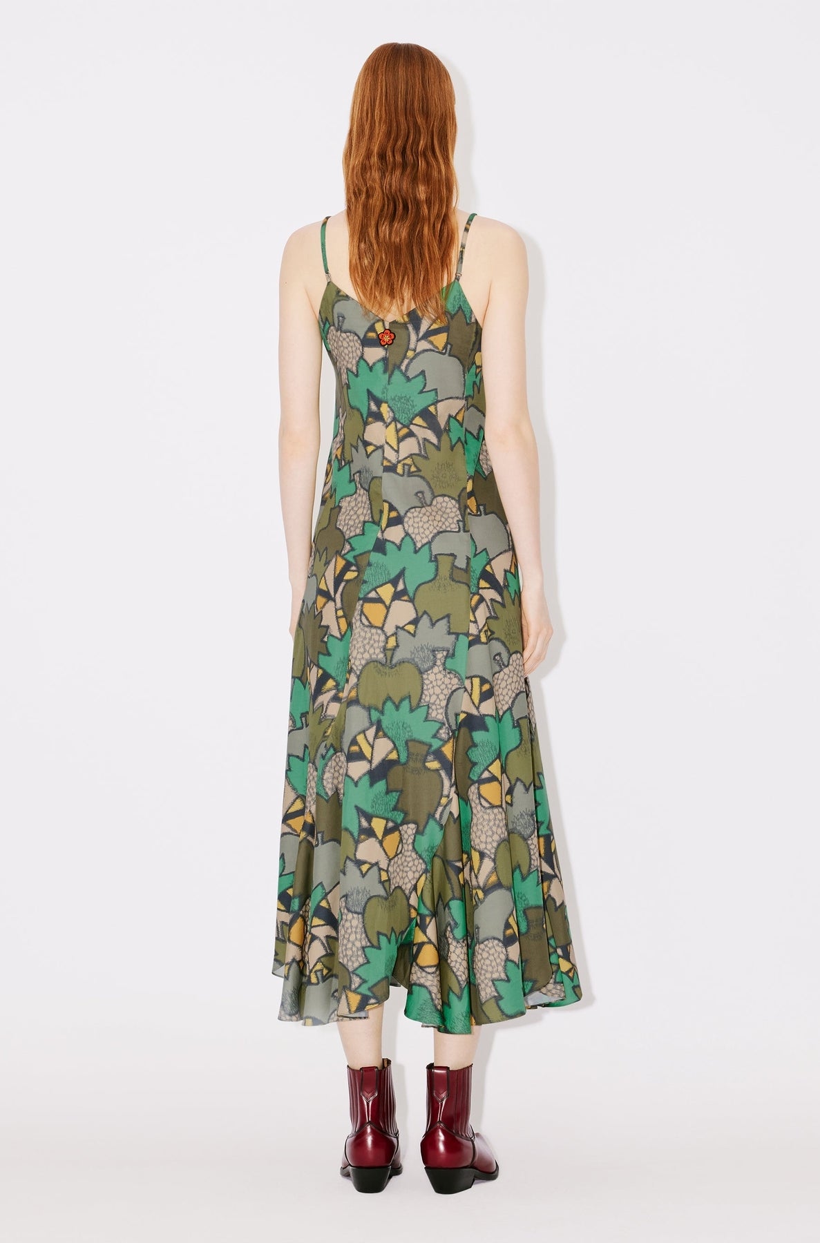 Robe longue Kimono Kenzo Camo - Dark Khaki