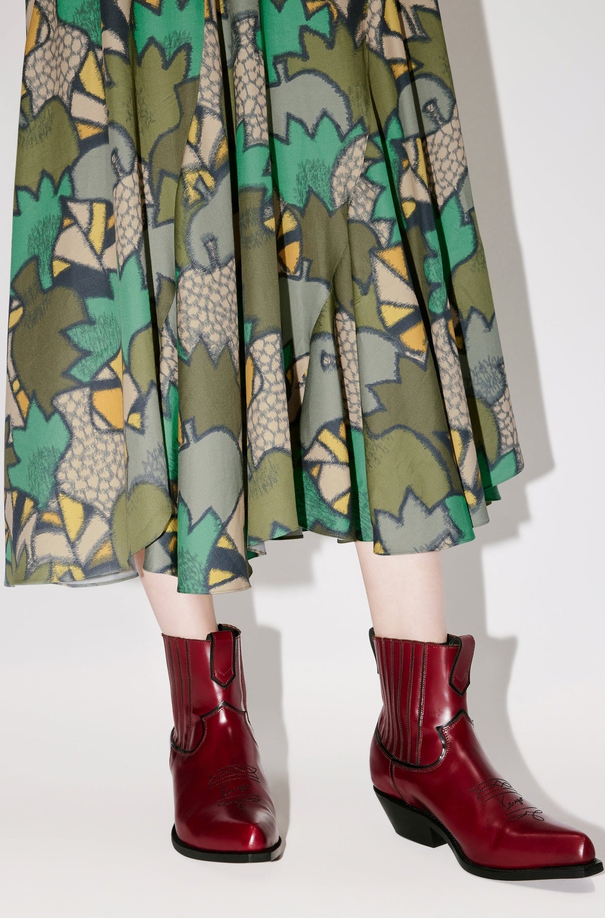 Robe longue Kimono Kenzo Camo - Dark Khaki