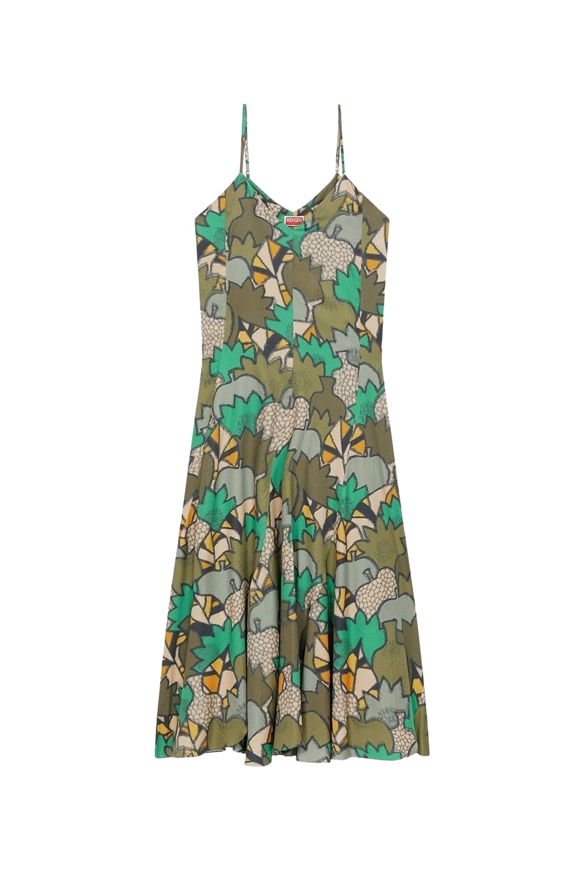 Robe longue Kimono Kenzo Camo - Dark Khaki