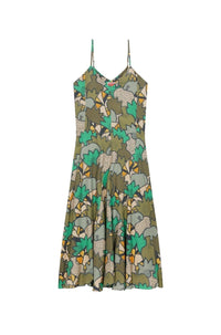 Printed Long Slip Dress