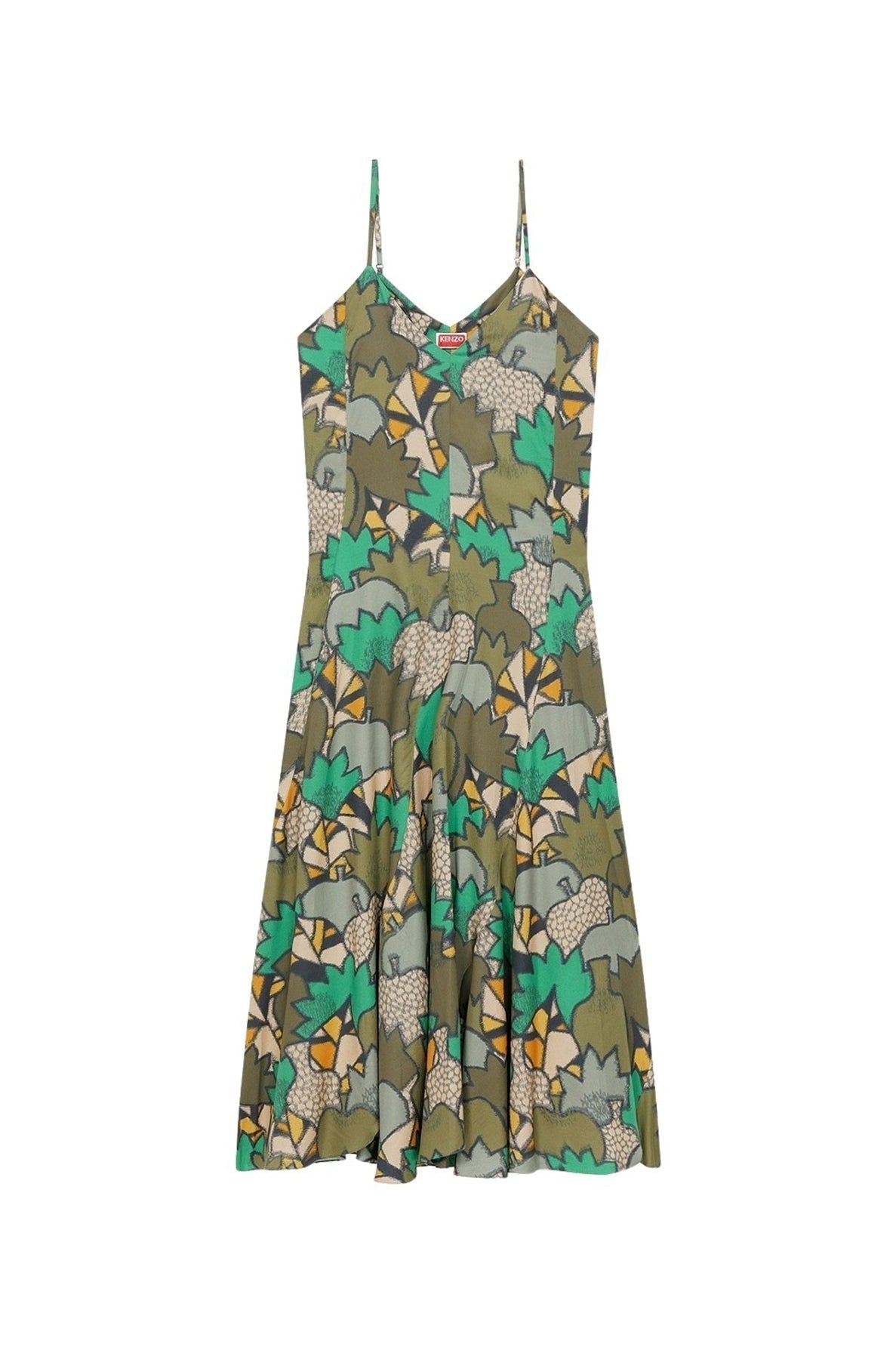 Printed Long Slip Dress