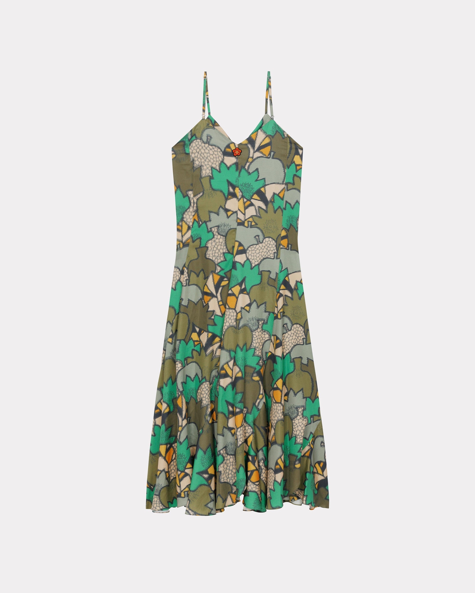 Printed Long Slip Dress
