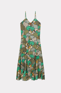 Robe longue Kimono Kenzo Camo - Dark Khaki