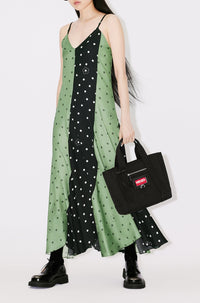 Robe longue "Kenzo Flower Spot" - Black