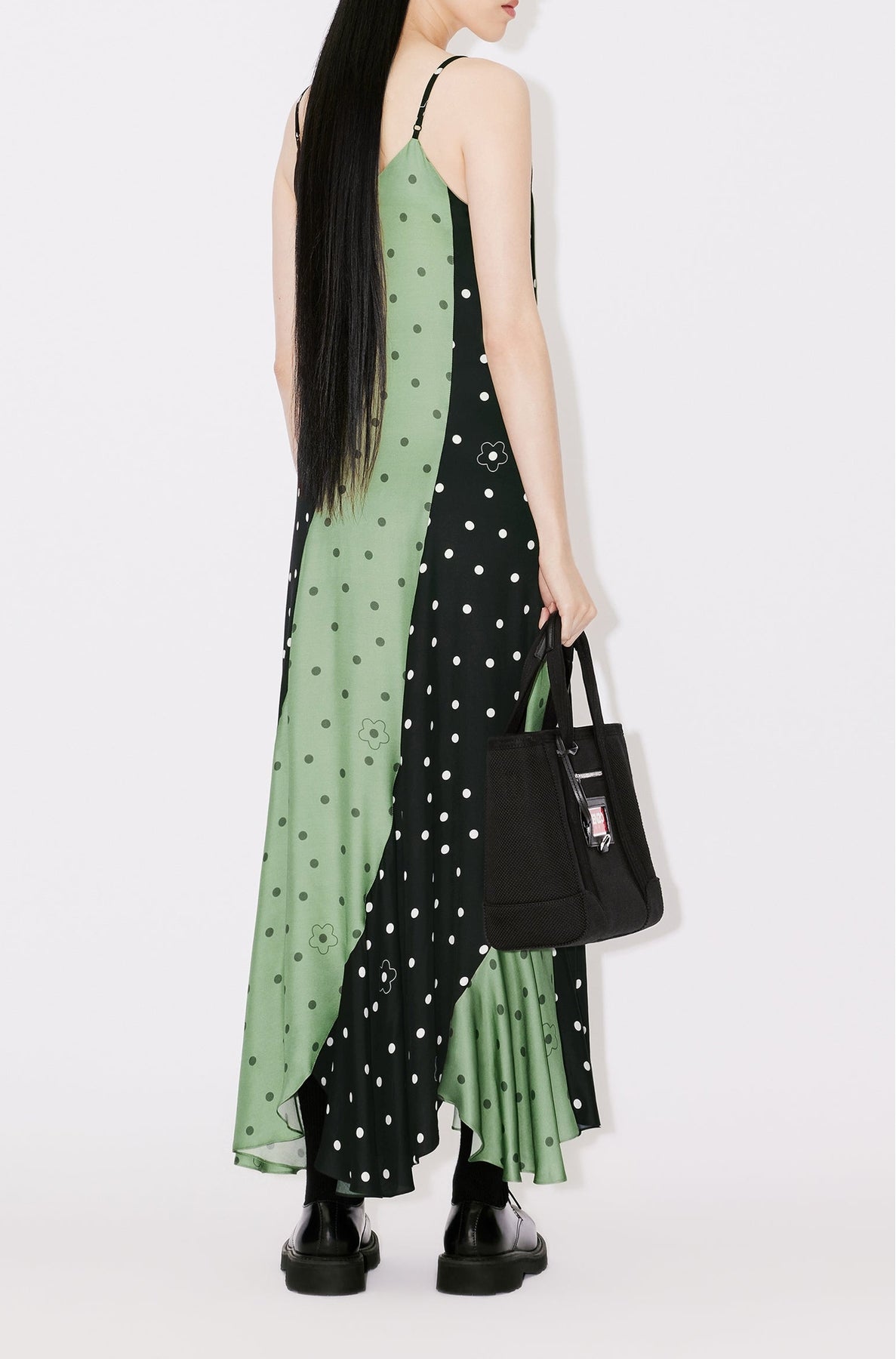 Robe longue "Kenzo Flower Spot" - Black
