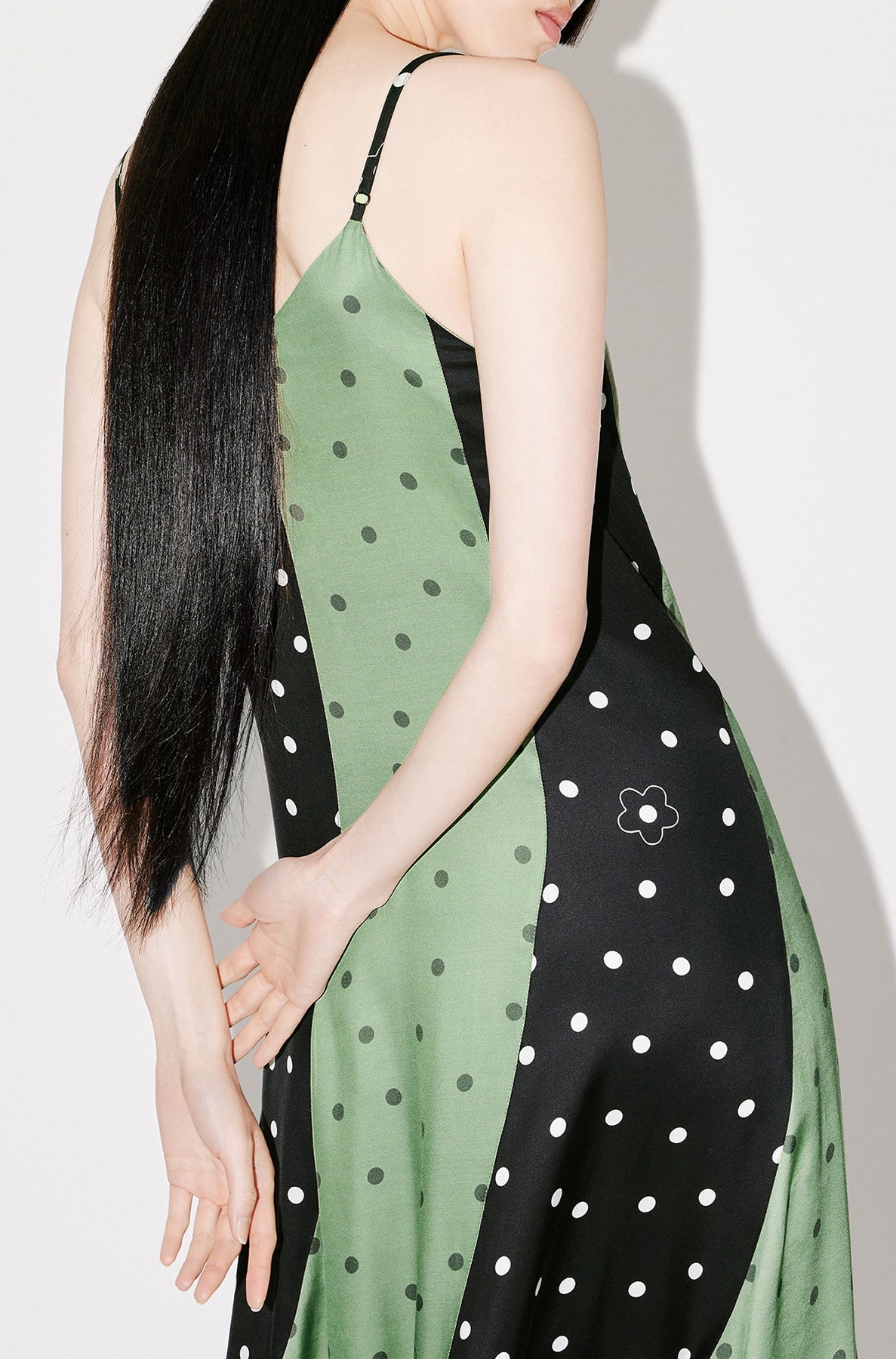 Robe longue "Kenzo Flower Spot" - Black