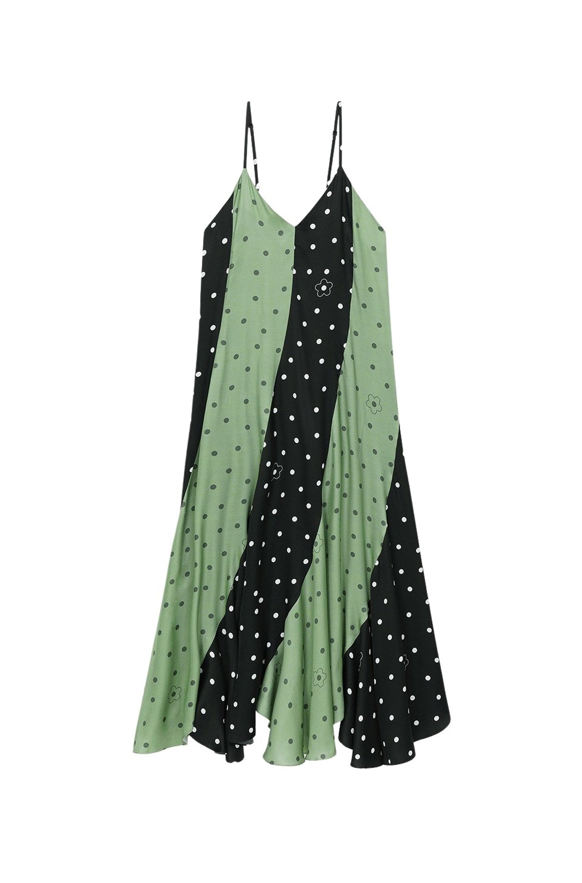 Robe longue "Kenzo Flower Spot" - Black
