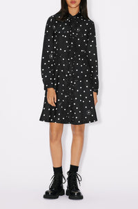 Kenzo Flower Spot" short dress - Black