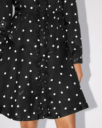 Kenzo Flower Spot" short dress - Black