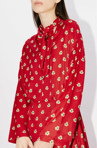 Robe midi Kenzo Teddy Flower - Cherry