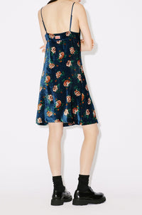 Robe courte Roses - Duck Blue
