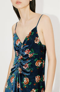 Robe courte Roses - Duck Blue