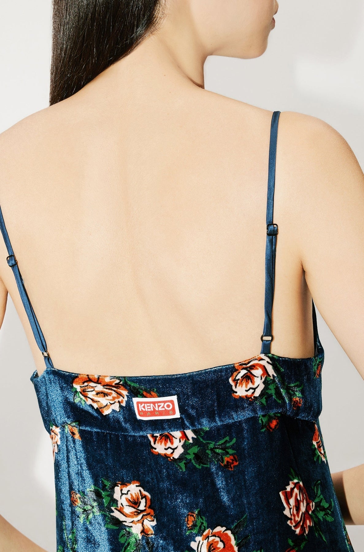 Robe courte Roses - Duck Blue