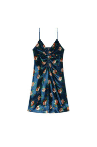 Robe courte Roses - Duck Blue
