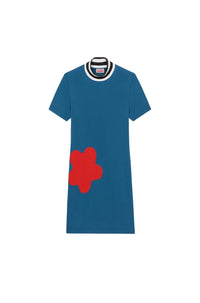 Robe ajustée et évasée - Duck Blue