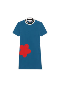 Robe ajustée et évasée - Duck Blue
