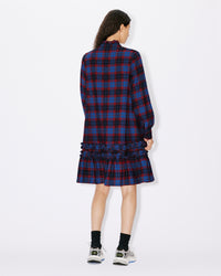 Robe courte "Kenzo Rue Vivienne" en laine - Royal Blue
