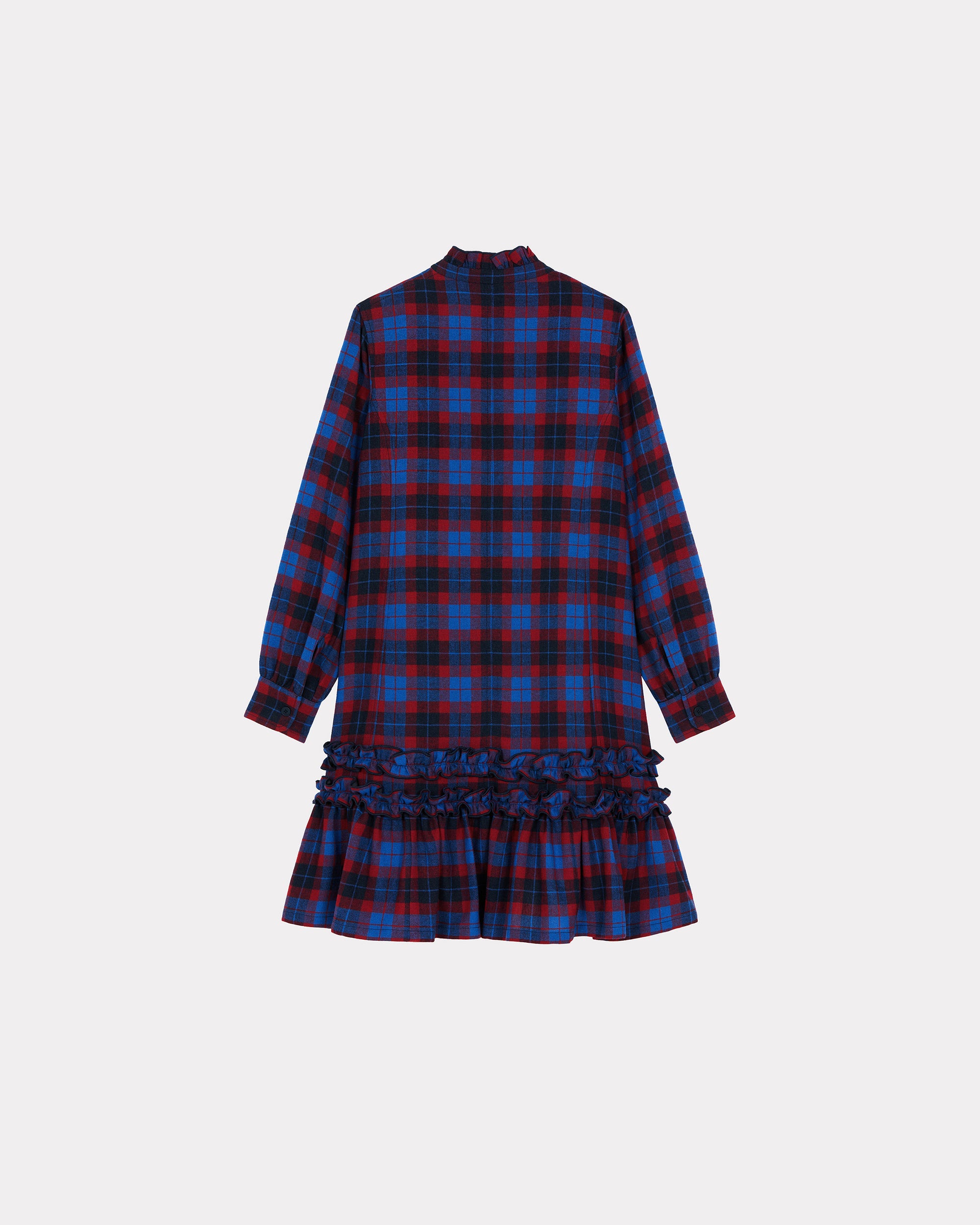 Robe courte "Kenzo Rue Vivienne" en laine - Royal Blue