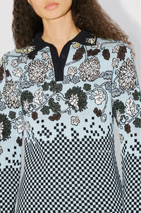 Robe "Kenzo Archive Floral" - Glacier