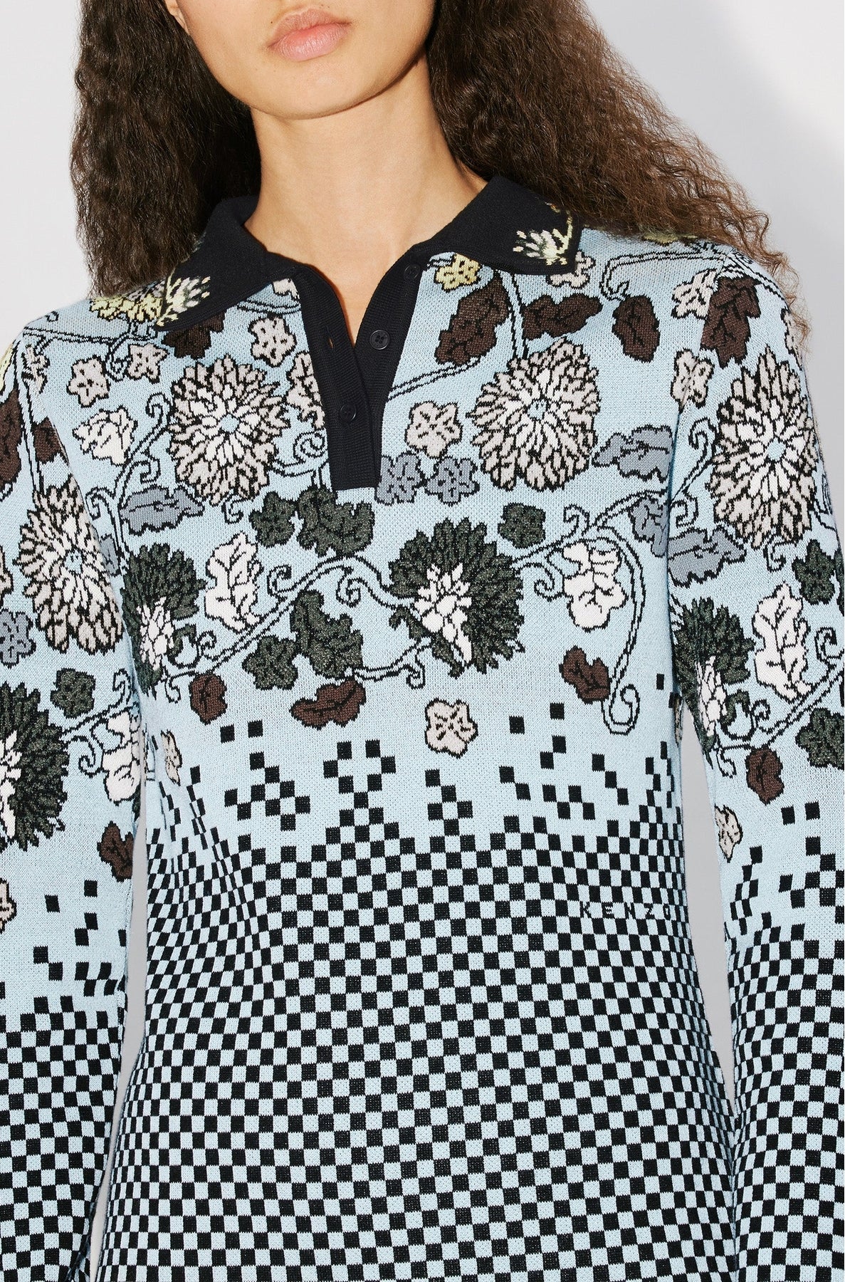 Robe "Kenzo Archive Floral" - Glacier