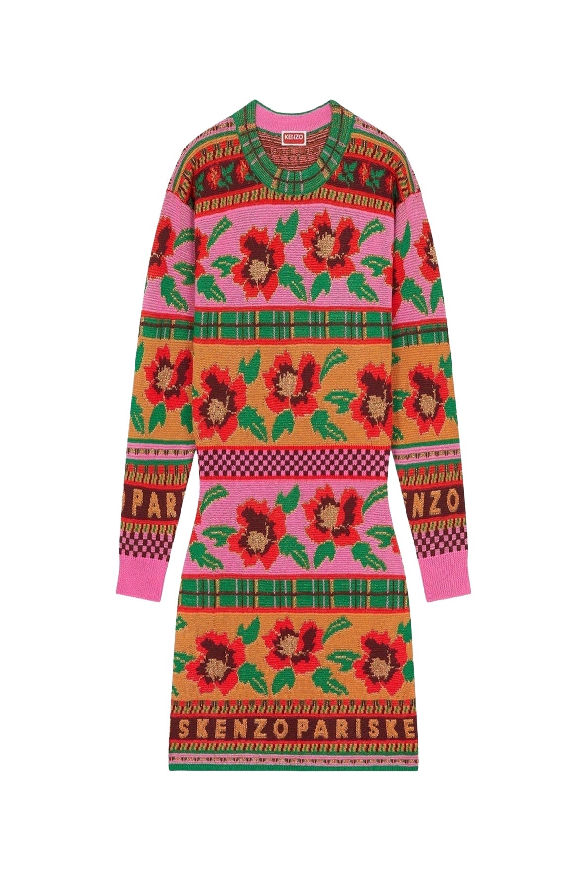 Fairisle Lurex Dress