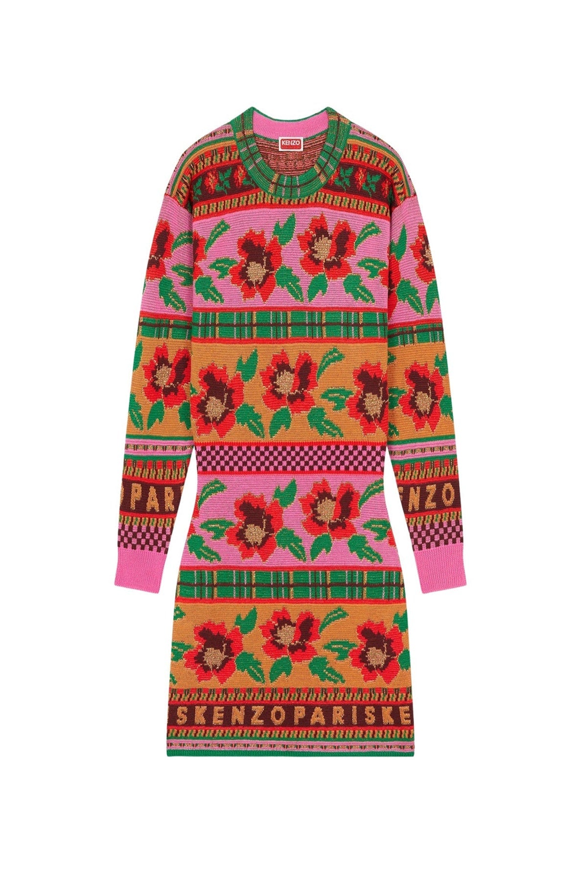 Fairisle Lurex Dress