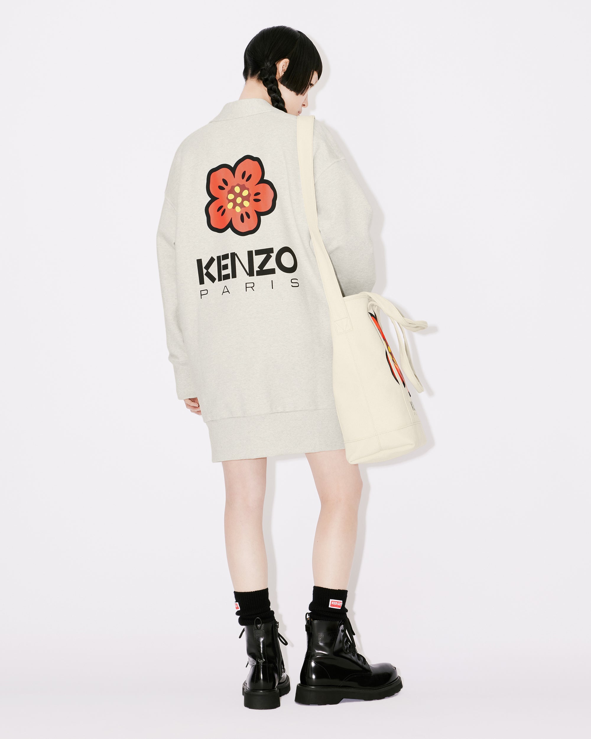Boke Flower Cardigan Dress