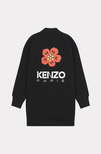 Robe cardigan brodée Boke Flower - Black