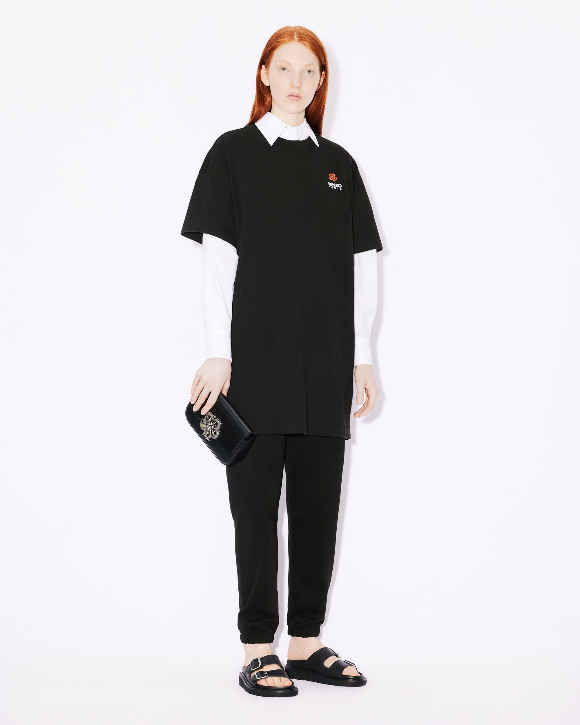 Boke Flower T-Shirt Dress