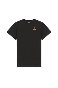 Robe T-shirt oversize brodée Boke Flower - Black