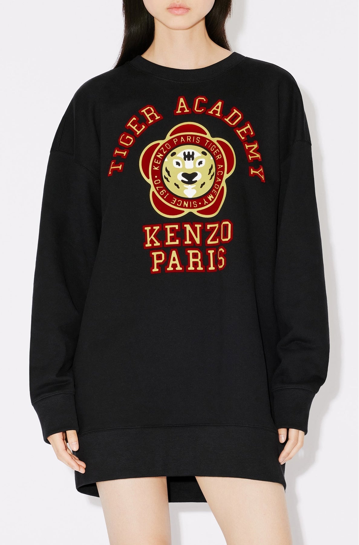 Robe Sweat-shirt "Kenzo Tiger Academy" - Black