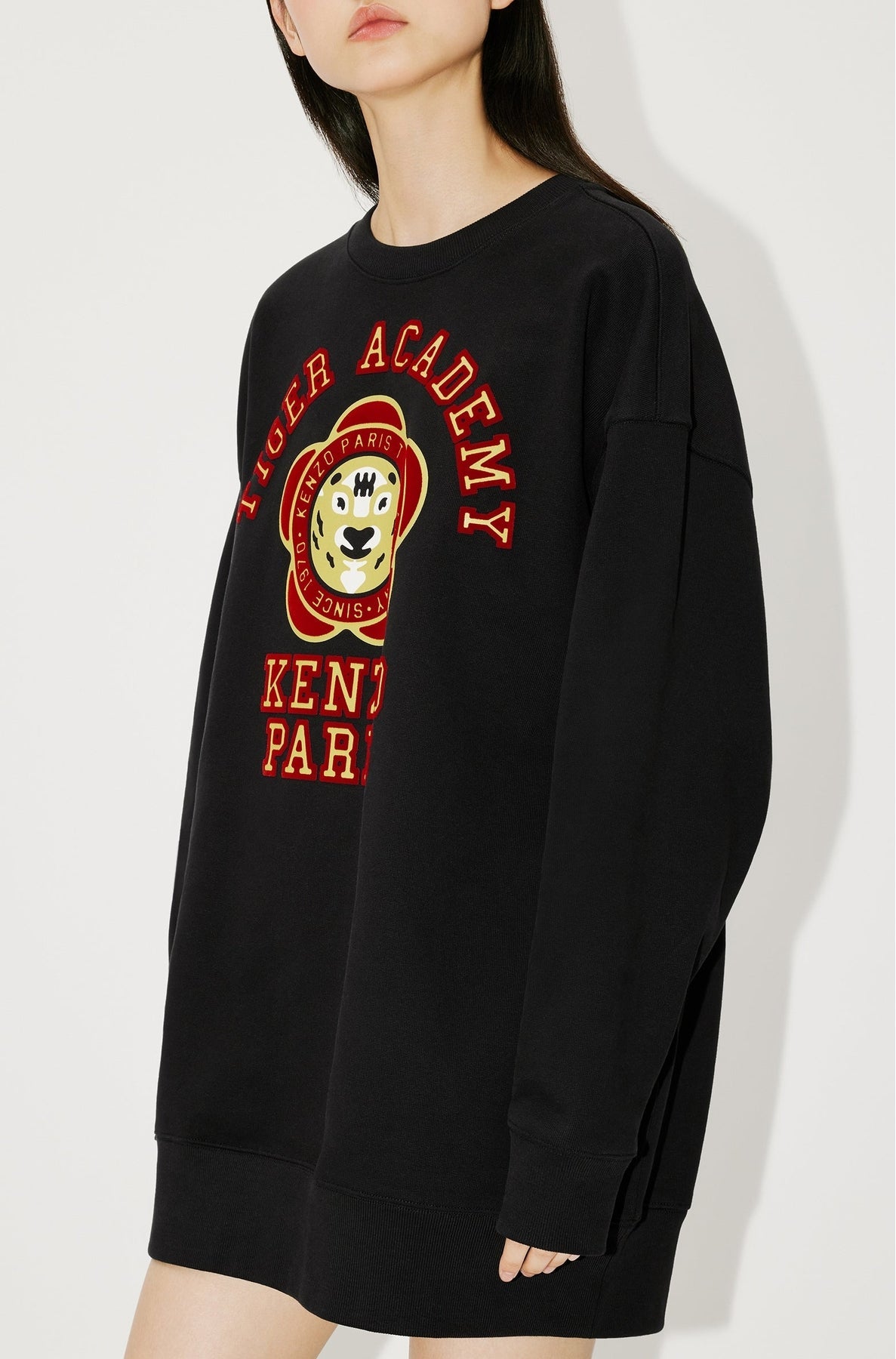 Robe Sweat-shirt "Kenzo Tiger Academy" - Black