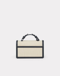 Mini sac à bandoulière "Kenzo Rue Vivienne" bi-matière - Black