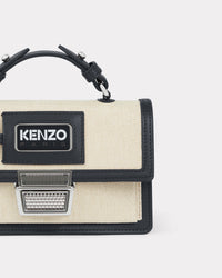Mini sac à bandoulière "Kenzo Rue Vivienne" bi-matière - Black