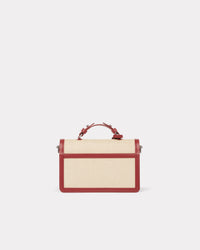 Mini sac à bandoulière 'Kenzo Rue Vivienne' bi-matière - Cherry