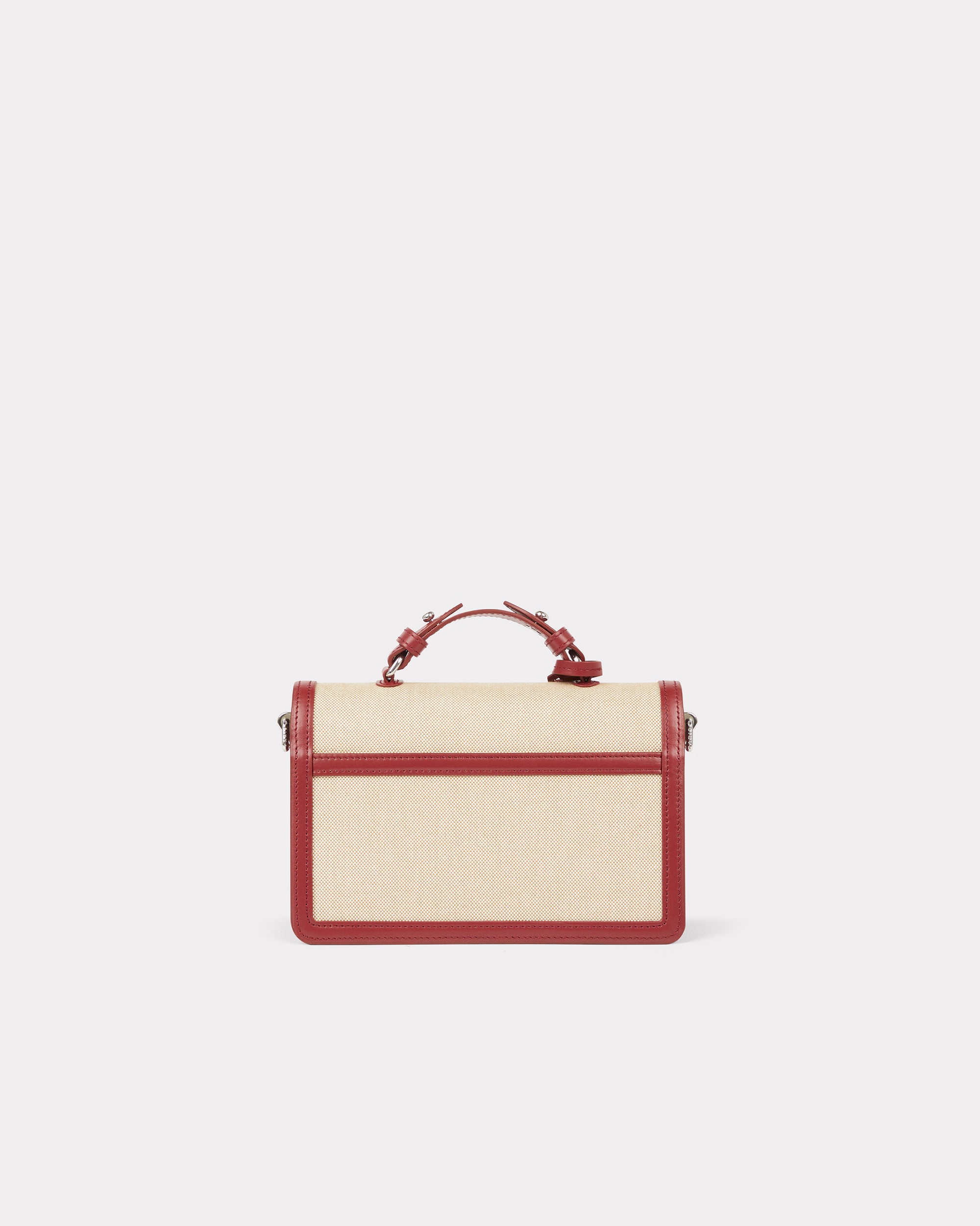 Mini sac à bandoulière 'Kenzo Rue Vivienne' bi-matière - Cherry